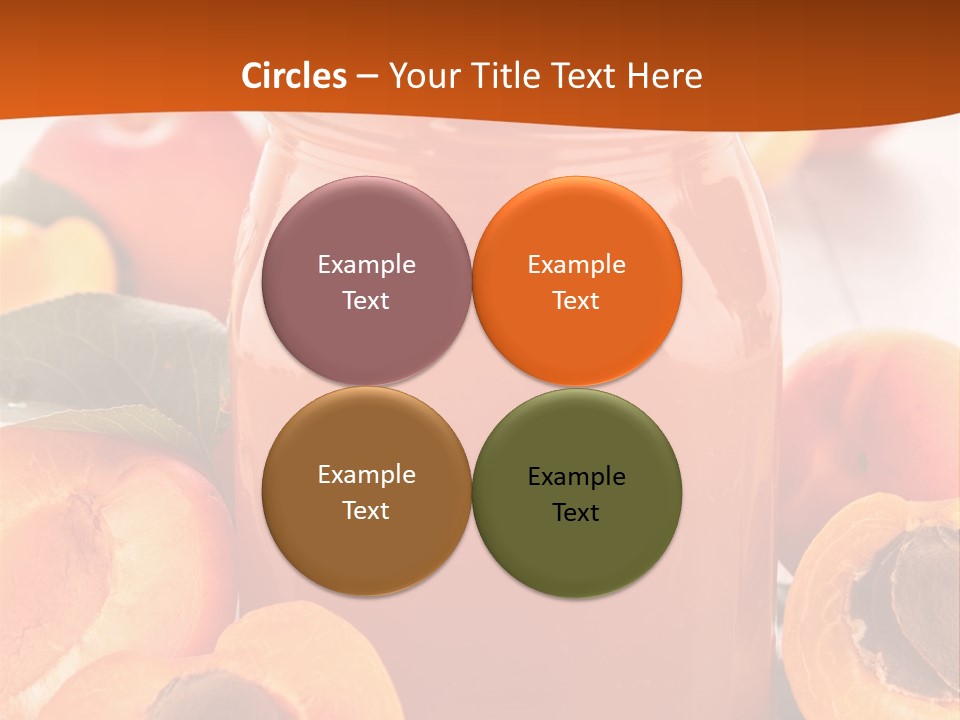 Apricots Ripe Dessert PowerPoint Template