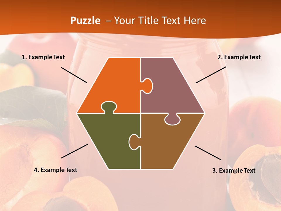 Apricots Ripe Dessert PowerPoint Template