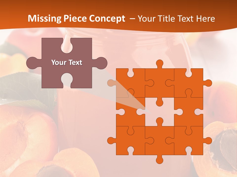 Apricots Ripe Dessert PowerPoint Template