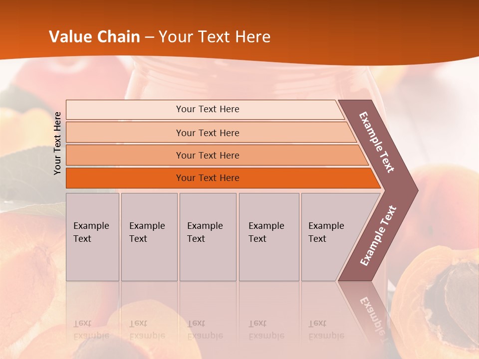 Apricots Ripe Dessert PowerPoint Template
