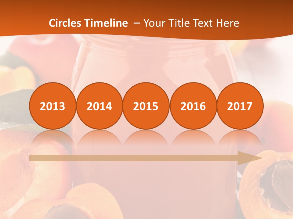 Apricots Ripe Dessert PowerPoint Template