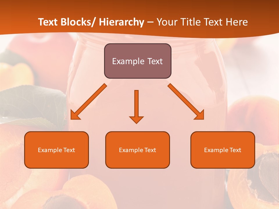Apricots Ripe Dessert PowerPoint Template