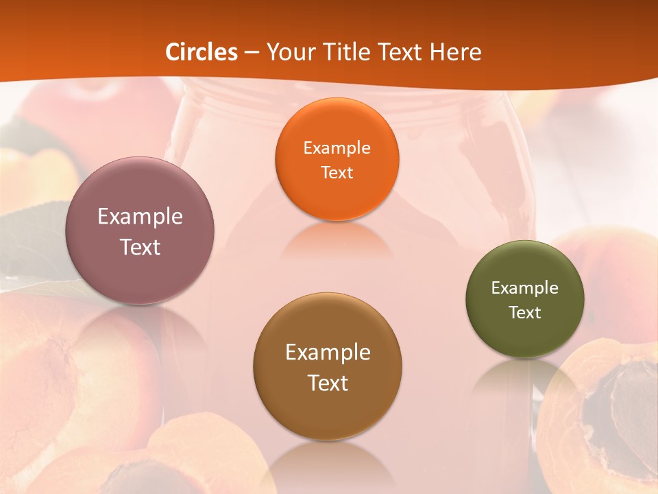 Apricots Ripe Dessert PowerPoint Template