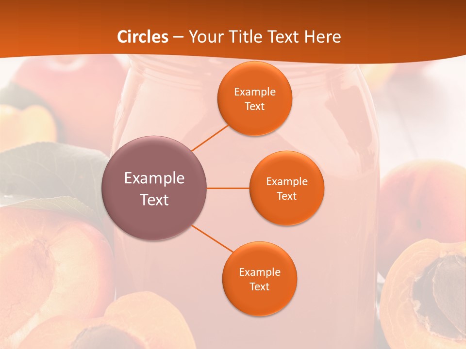 Apricots Ripe Dessert PowerPoint Template