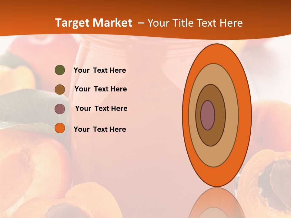 Apricots Ripe Dessert PowerPoint Template