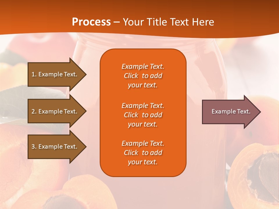 Apricots Ripe Dessert PowerPoint Template