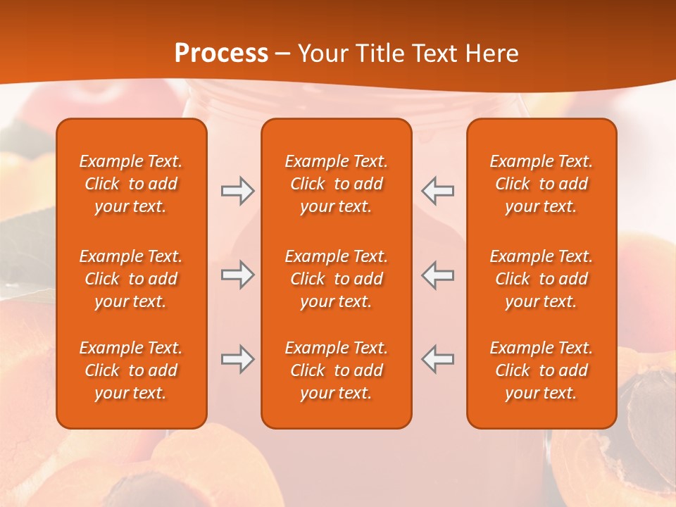 Apricots Ripe Dessert PowerPoint Template