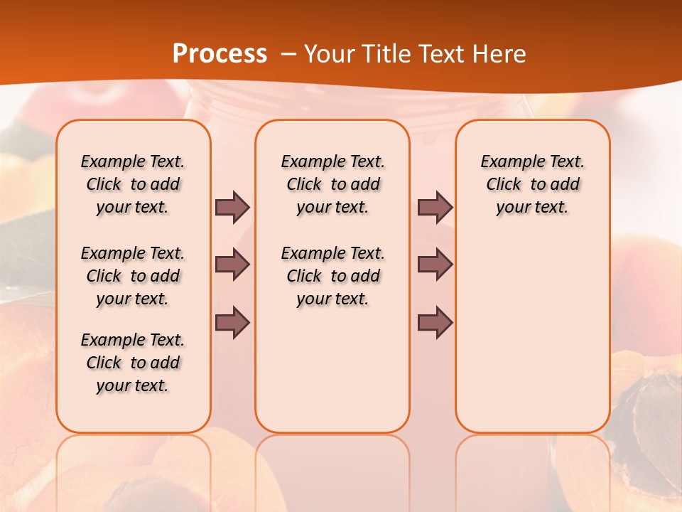 Apricots Ripe Dessert PowerPoint Template
