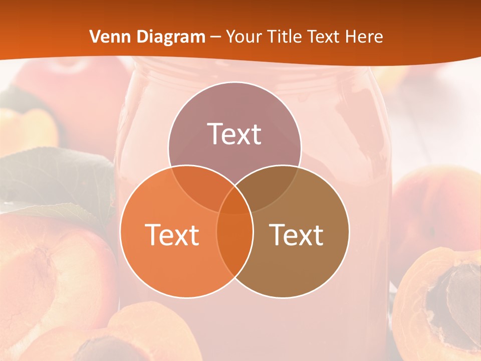 Apricots Ripe Dessert PowerPoint Template