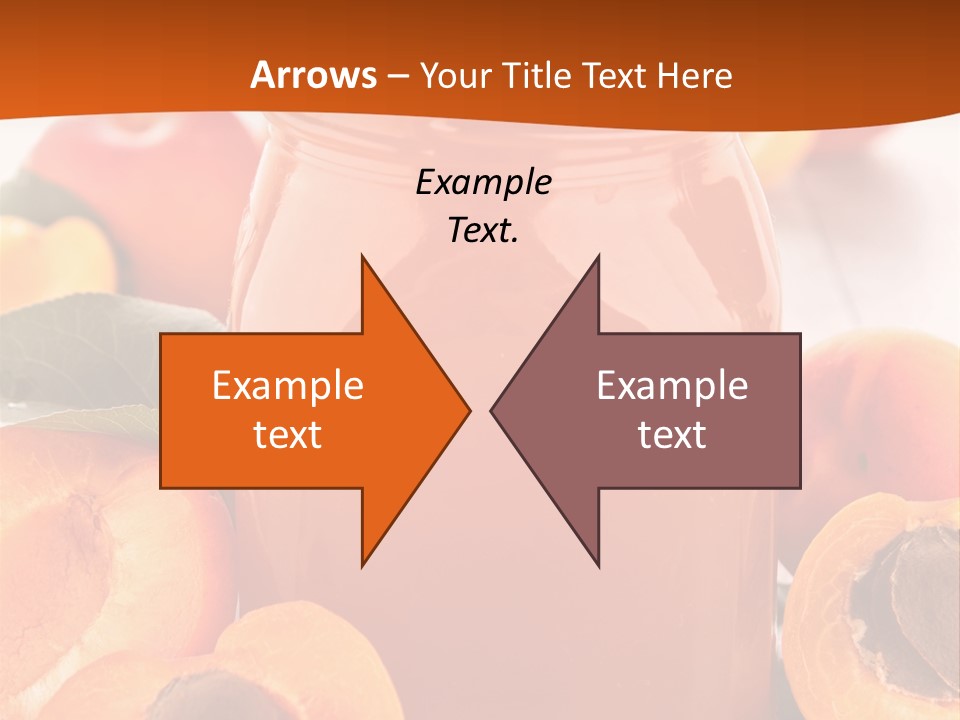 Apricots Ripe Dessert PowerPoint Template