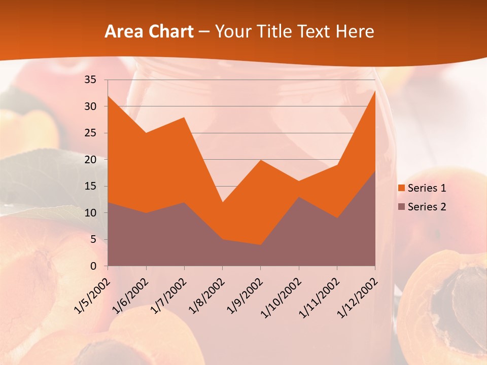Apricots Ripe Dessert PowerPoint Template
