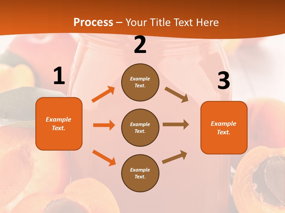 Apricots Ripe Dessert PowerPoint Template