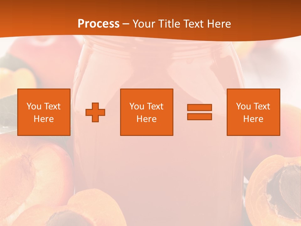 Apricots Ripe Dessert PowerPoint Template
