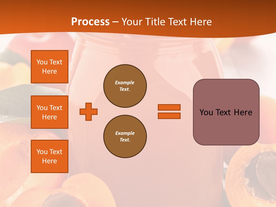 Apricots Ripe Dessert PowerPoint Template
