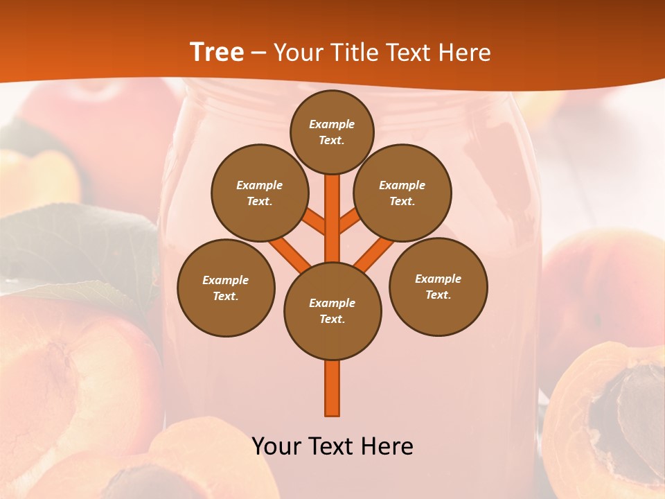 Apricots Ripe Dessert PowerPoint Template