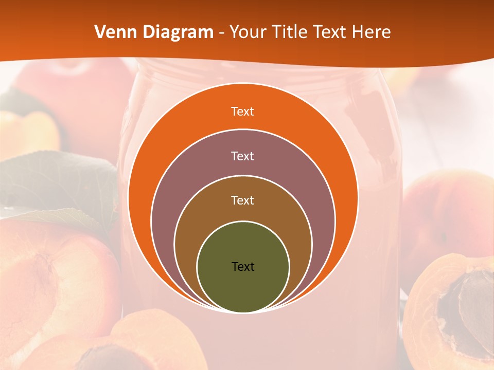 Apricots Ripe Dessert PowerPoint Template