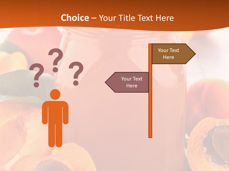 Apricots Ripe Dessert PowerPoint Template