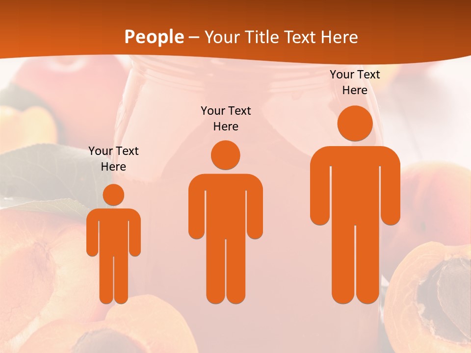 Apricots Ripe Dessert PowerPoint Template