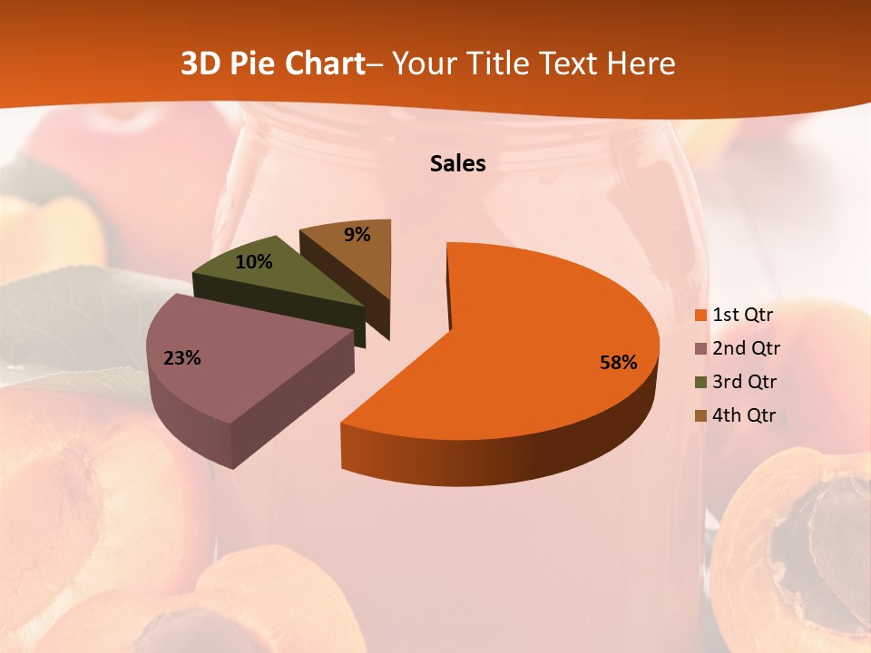 Apricots Ripe Dessert PowerPoint Template