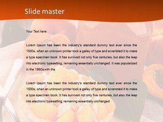 Apricot Jam Jelly Bakery PowerPoint Template