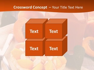 Apricot Jam Jelly Bakery PowerPoint Template