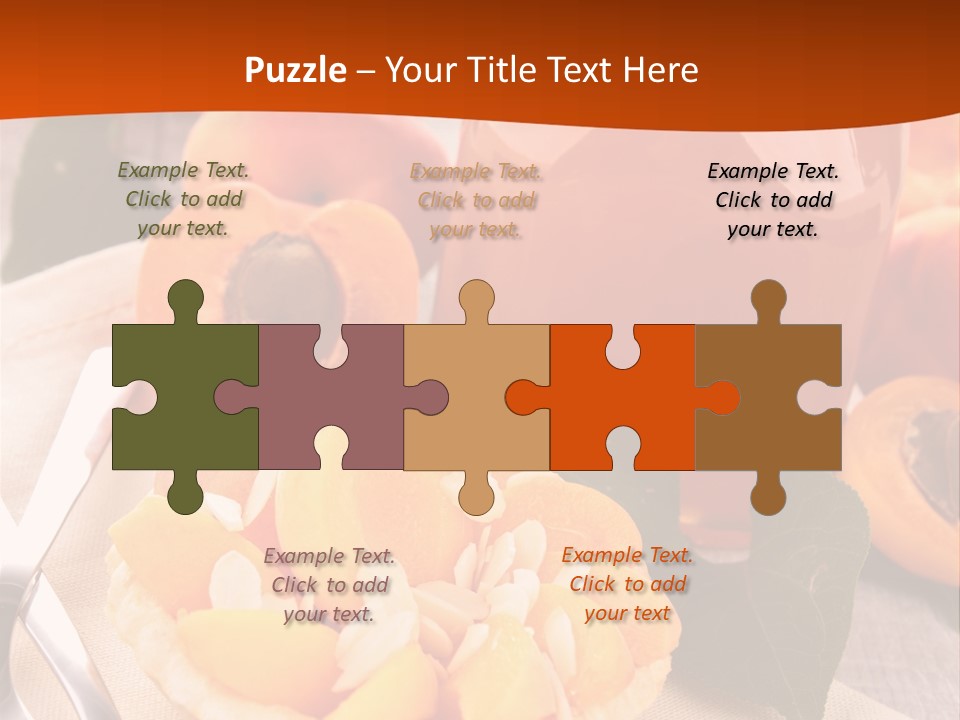 Apricot Jam Jelly Bakery PowerPoint Template