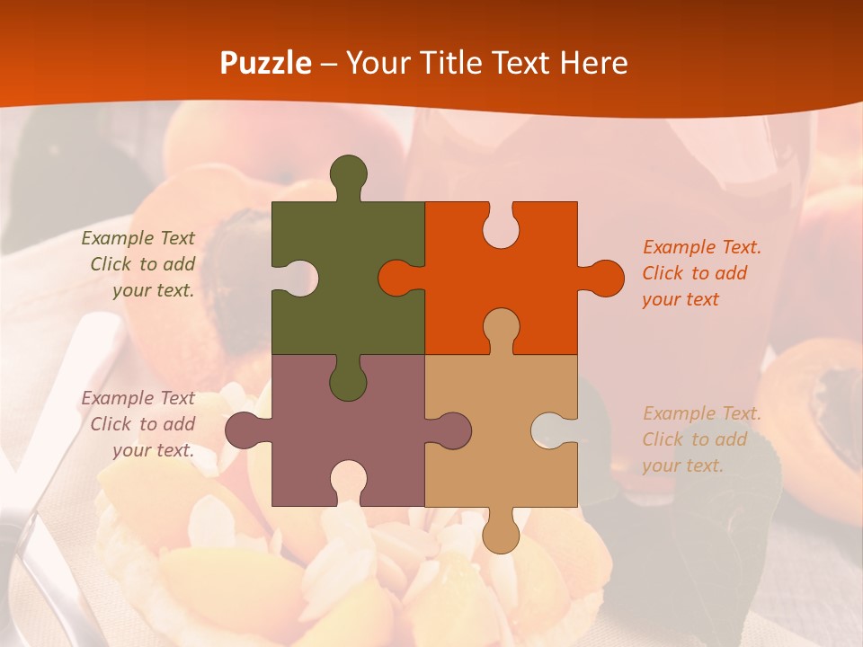 Apricot Jam Jelly Bakery PowerPoint Template