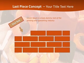 Apricot Jam Jelly Bakery PowerPoint Template