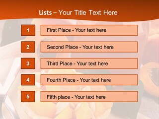 Apricot Jam Jelly Bakery PowerPoint Template