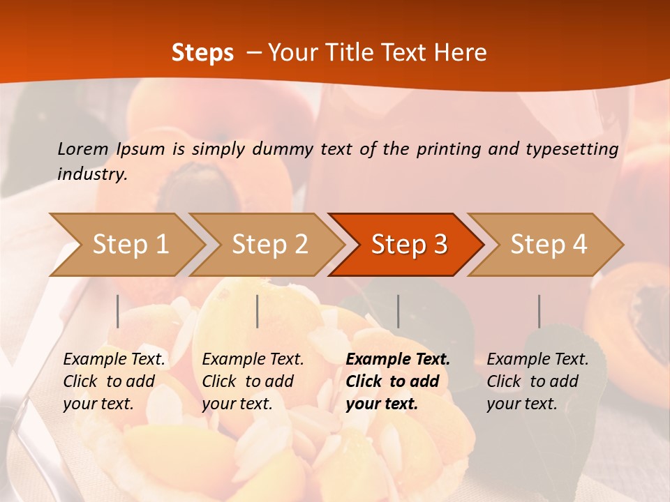 Apricot Jam Jelly Bakery PowerPoint Template