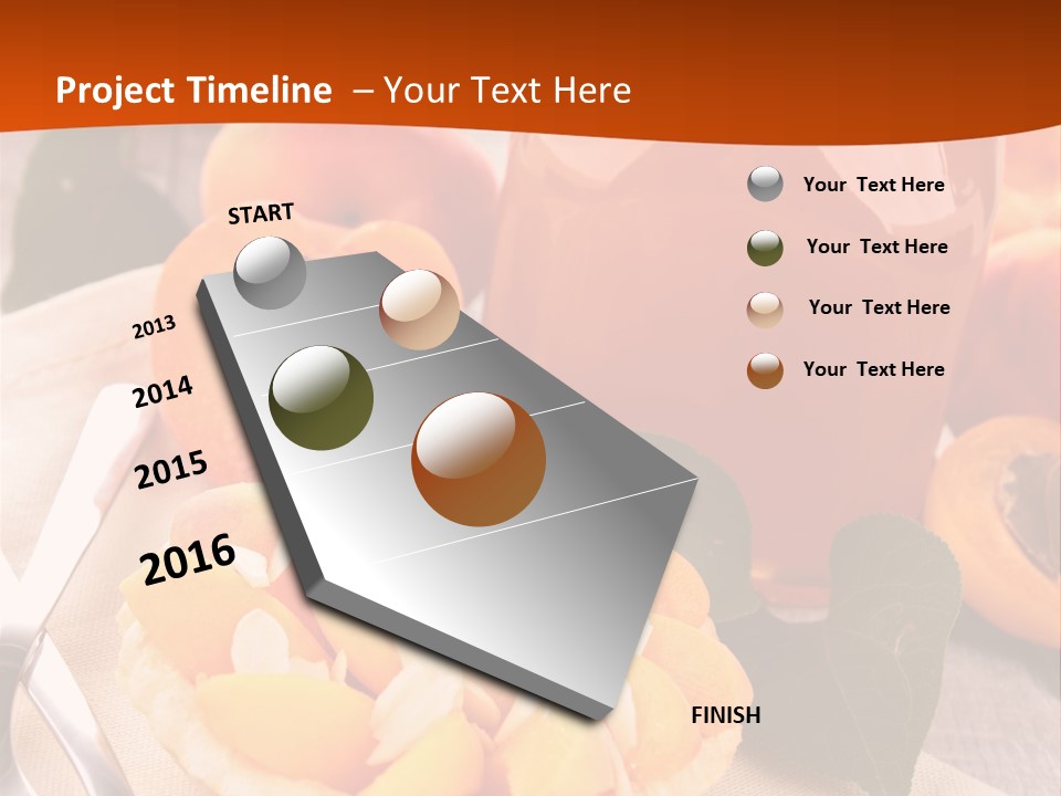 Apricot Jam Jelly Bakery PowerPoint Template