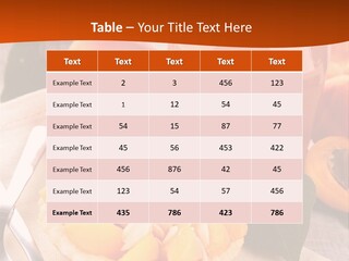 Apricot Jam Jelly Bakery PowerPoint Template