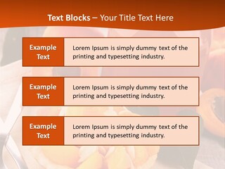 Apricot Jam Jelly Bakery PowerPoint Template