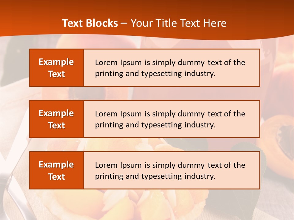 Apricot Jam Jelly Bakery PowerPoint Template