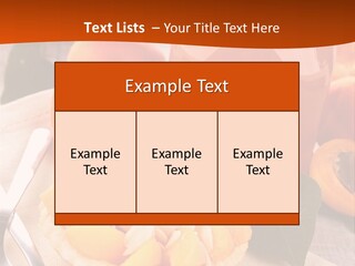 Apricot Jam Jelly Bakery PowerPoint Template