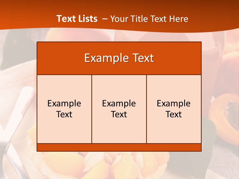 Apricot Jam Jelly Bakery PowerPoint Template
