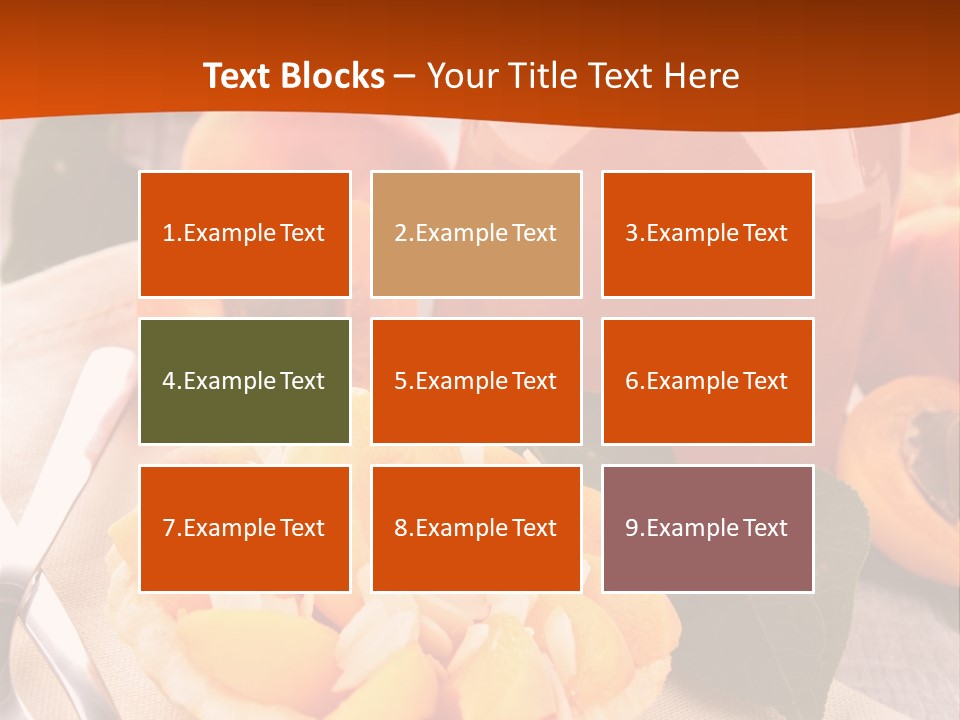 Apricot Jam Jelly Bakery PowerPoint Template