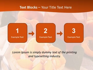 Apricot Jam Jelly Bakery PowerPoint Template