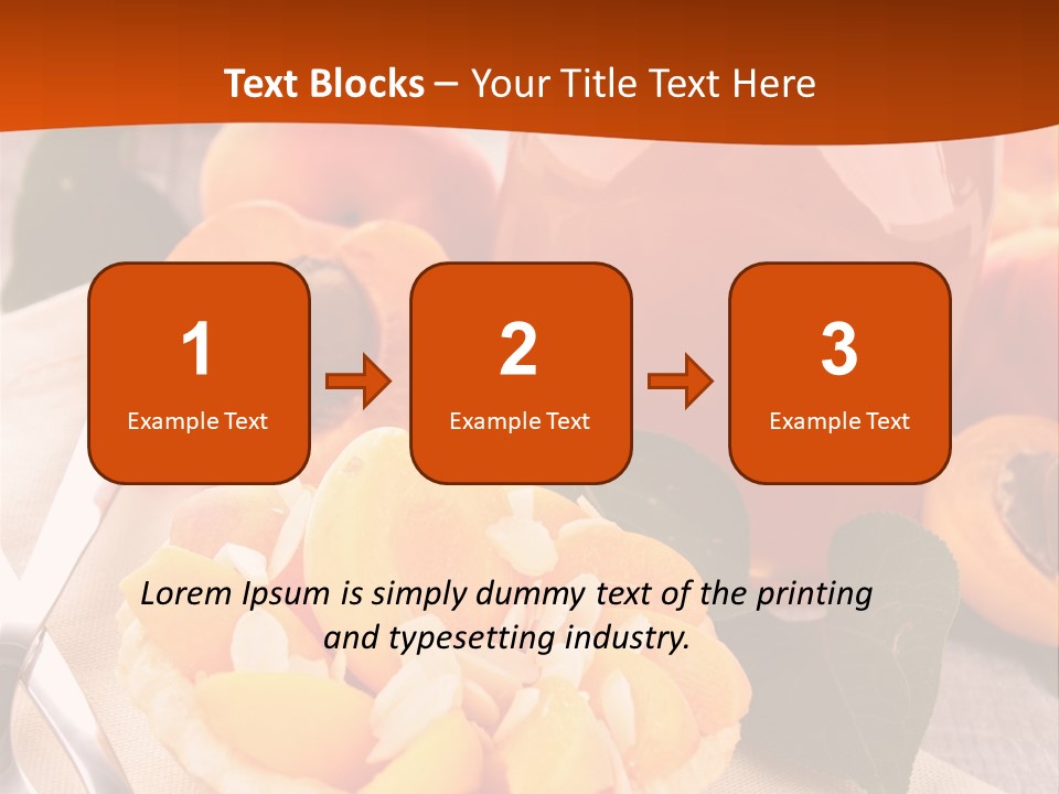 Apricot Jam Jelly Bakery PowerPoint Template