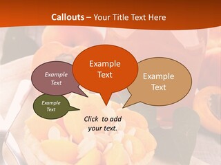 Apricot Jam Jelly Bakery PowerPoint Template