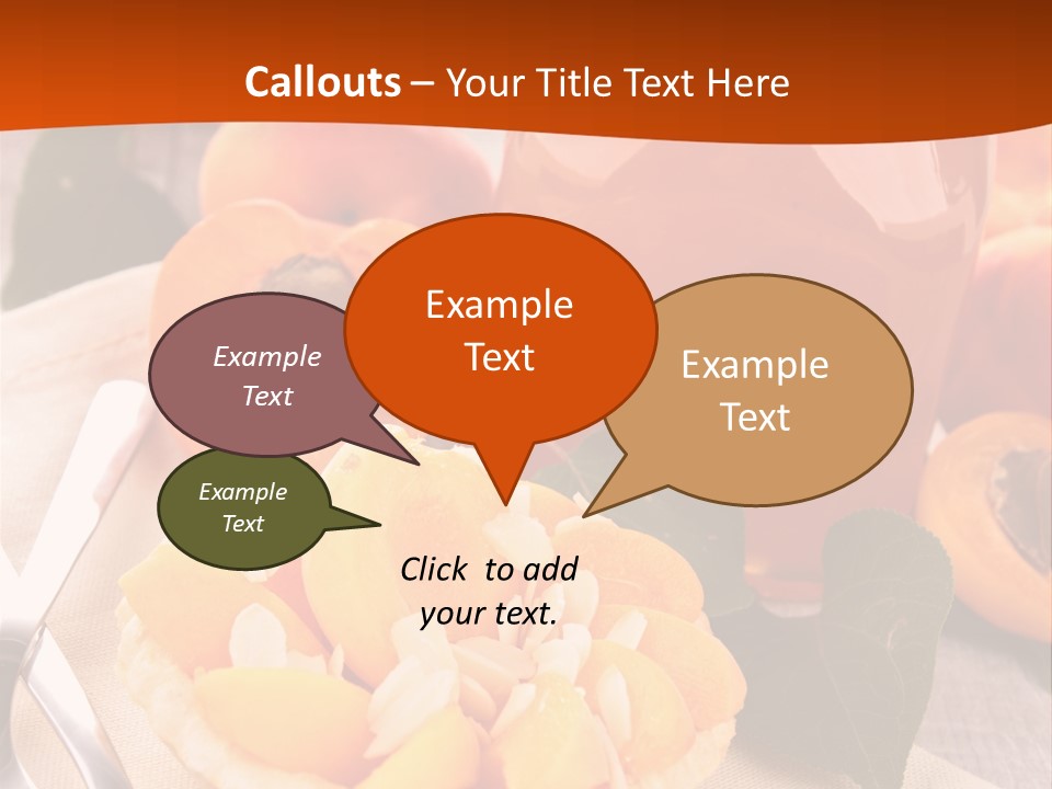 Apricot Jam Jelly Bakery PowerPoint Template