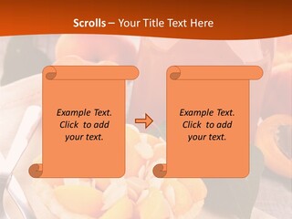 Apricot Jam Jelly Bakery PowerPoint Template