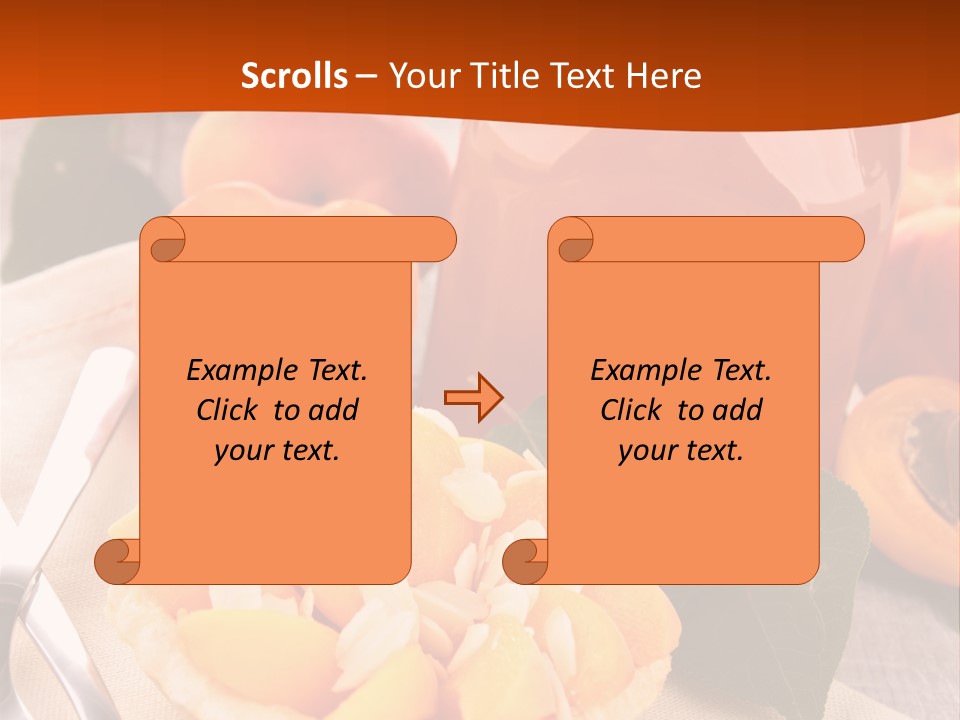 Apricot Jam Jelly Bakery PowerPoint Template