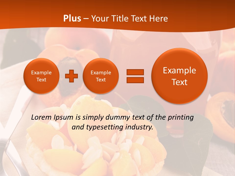 Apricot Jam Jelly Bakery PowerPoint Template