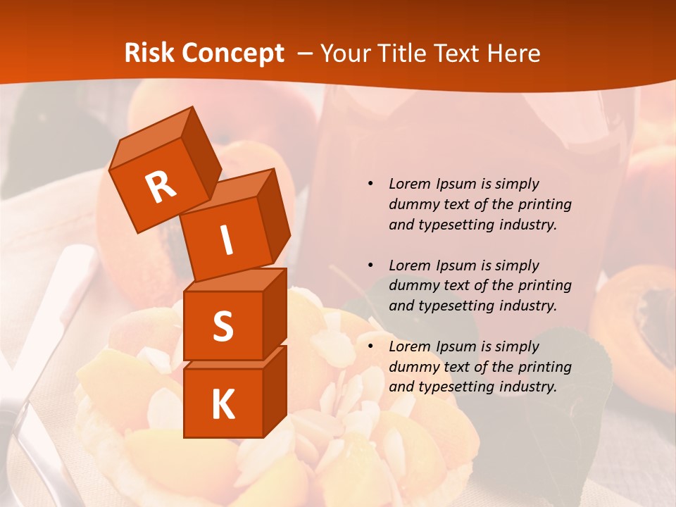 Apricot Jam Jelly Bakery PowerPoint Template