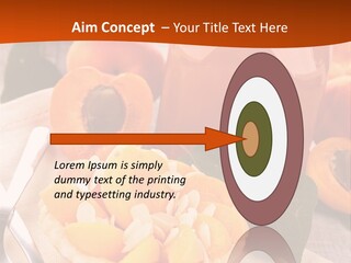 Apricot Jam Jelly Bakery PowerPoint Template