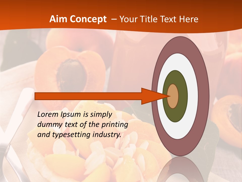 Apricot Jam Jelly Bakery PowerPoint Template