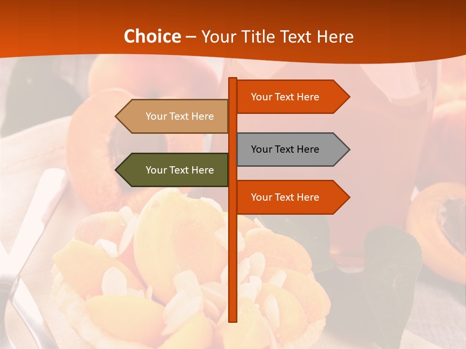 Apricot Jam Jelly Bakery PowerPoint Template