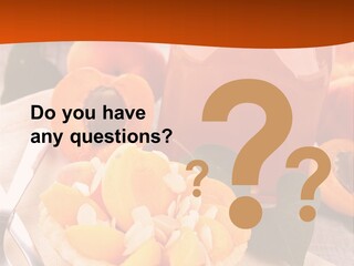 Apricot Jam Jelly Bakery PowerPoint Template