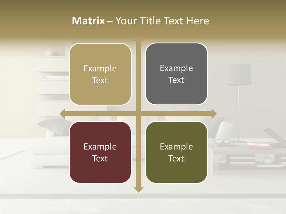 Livingroom Comfort Lounge PowerPoint Template